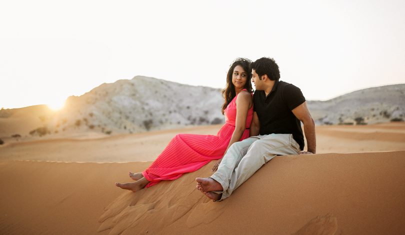 Love story, Photoshoot with couple in the desert UAE DUBAI